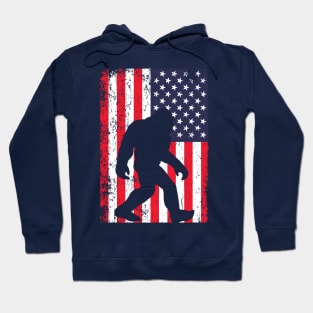 Bigfoot American Flag Hoodie